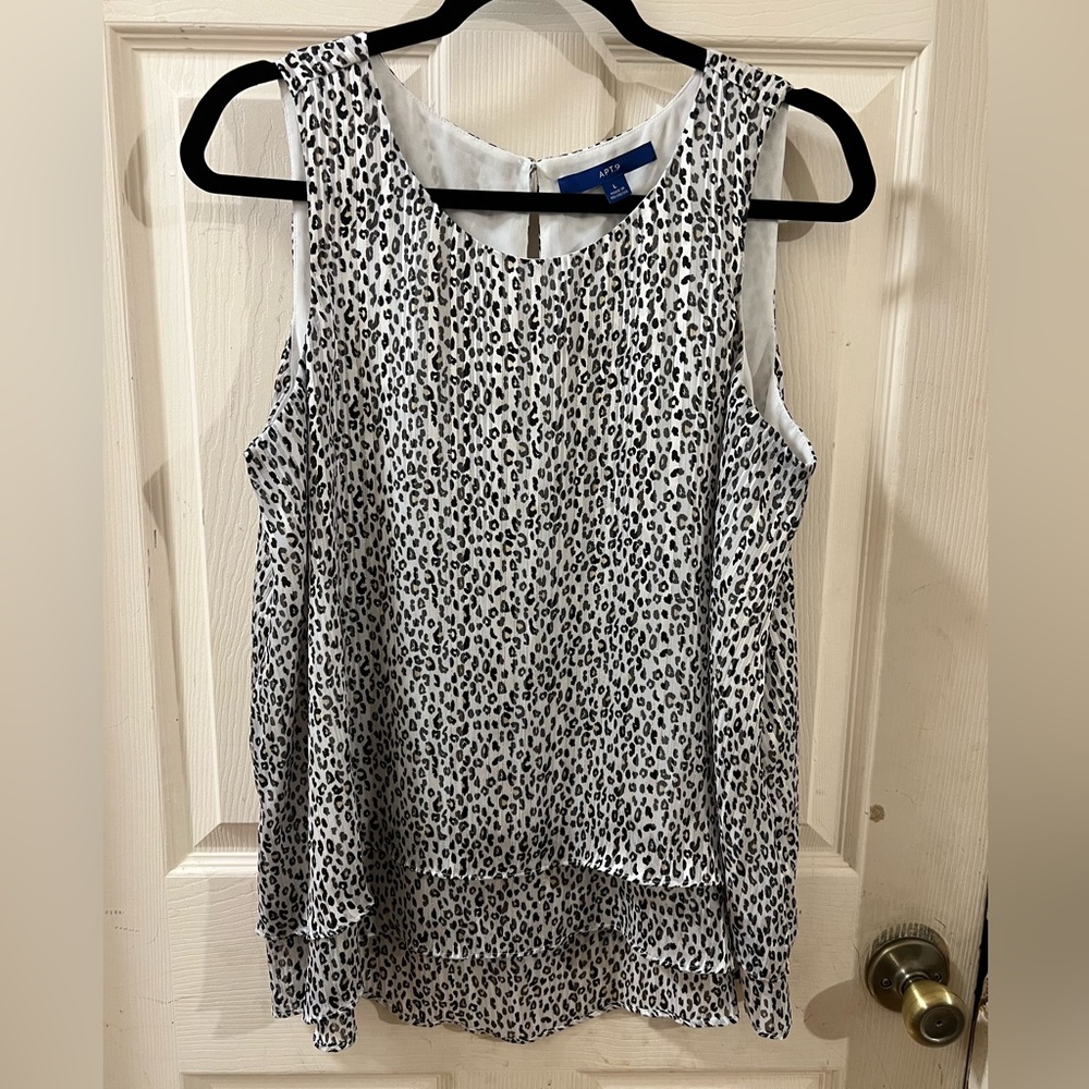 APT. 9 Animal Print Dress Tank Top